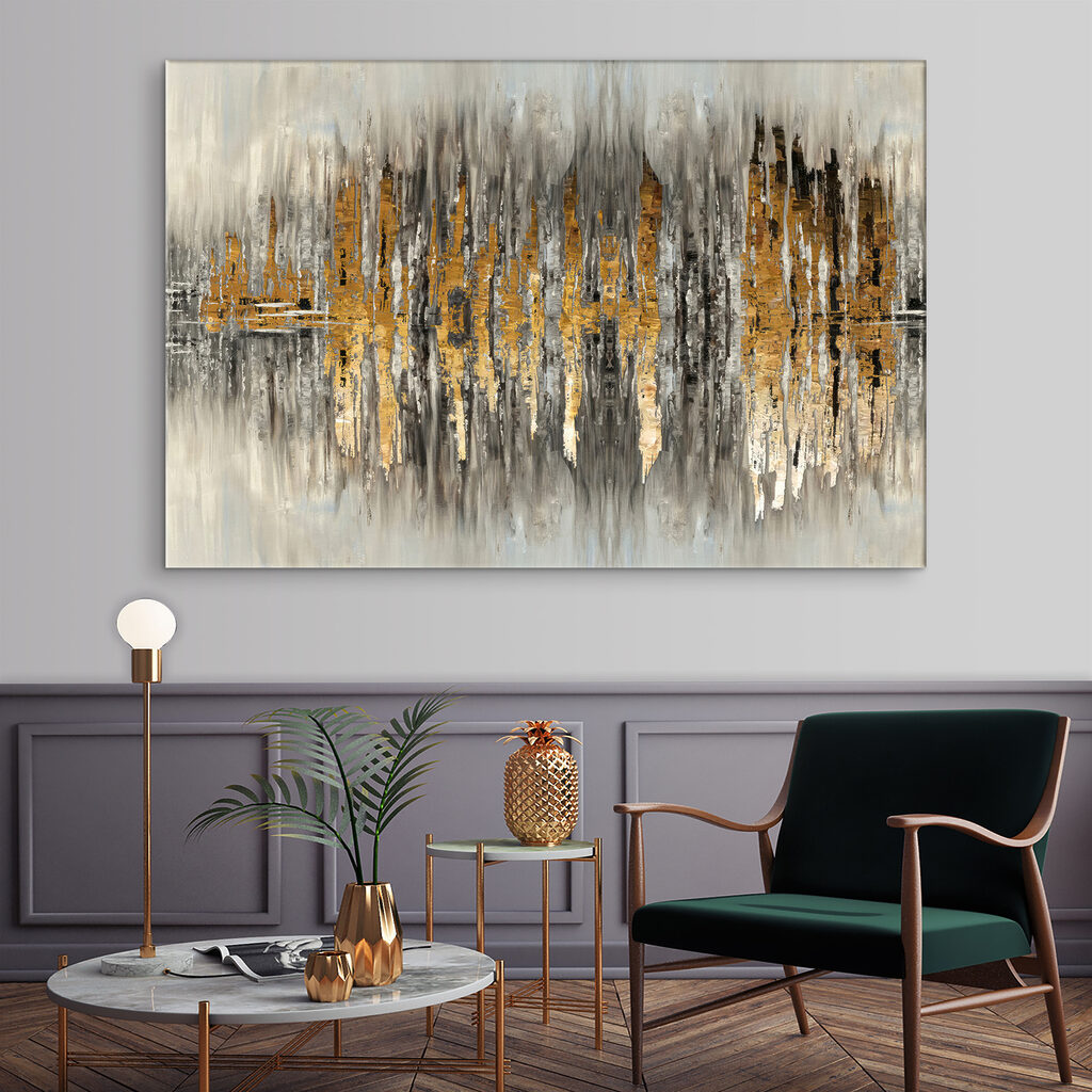 Reflexos dourados em cinzento — interior 5