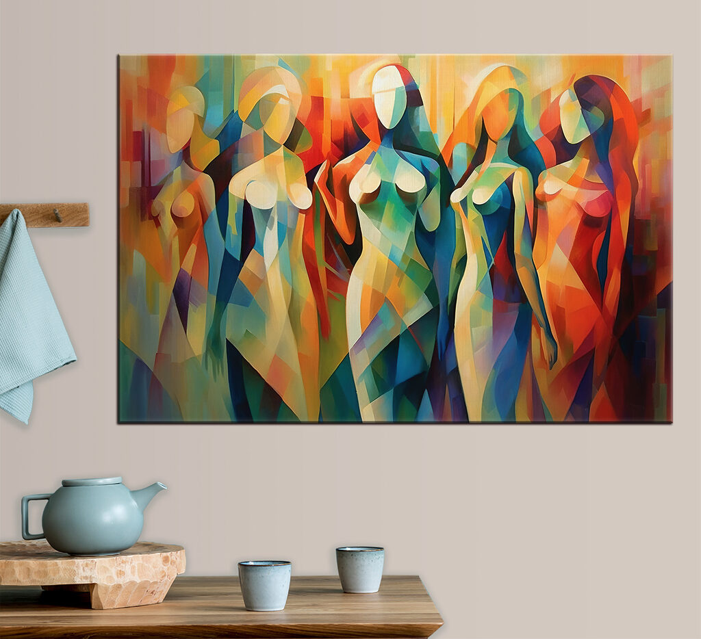Mulheres em planos coloridos — interior 4