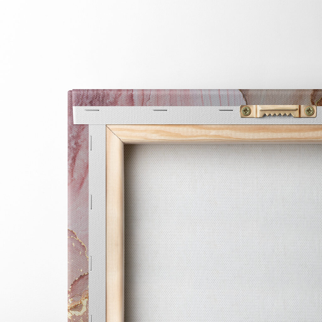 Veios rosa com dourado — verso
