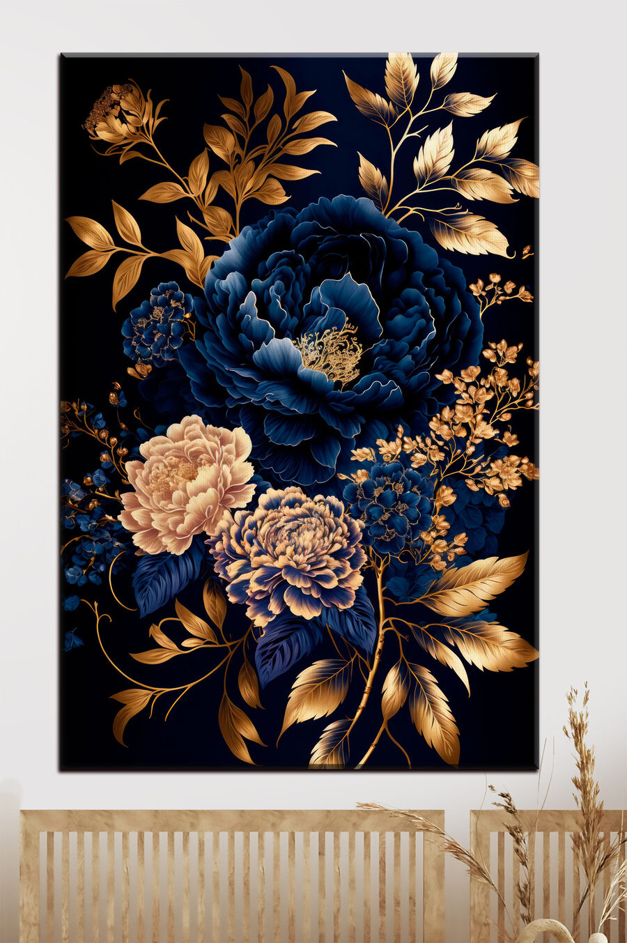 Flores azul-real — interior 3