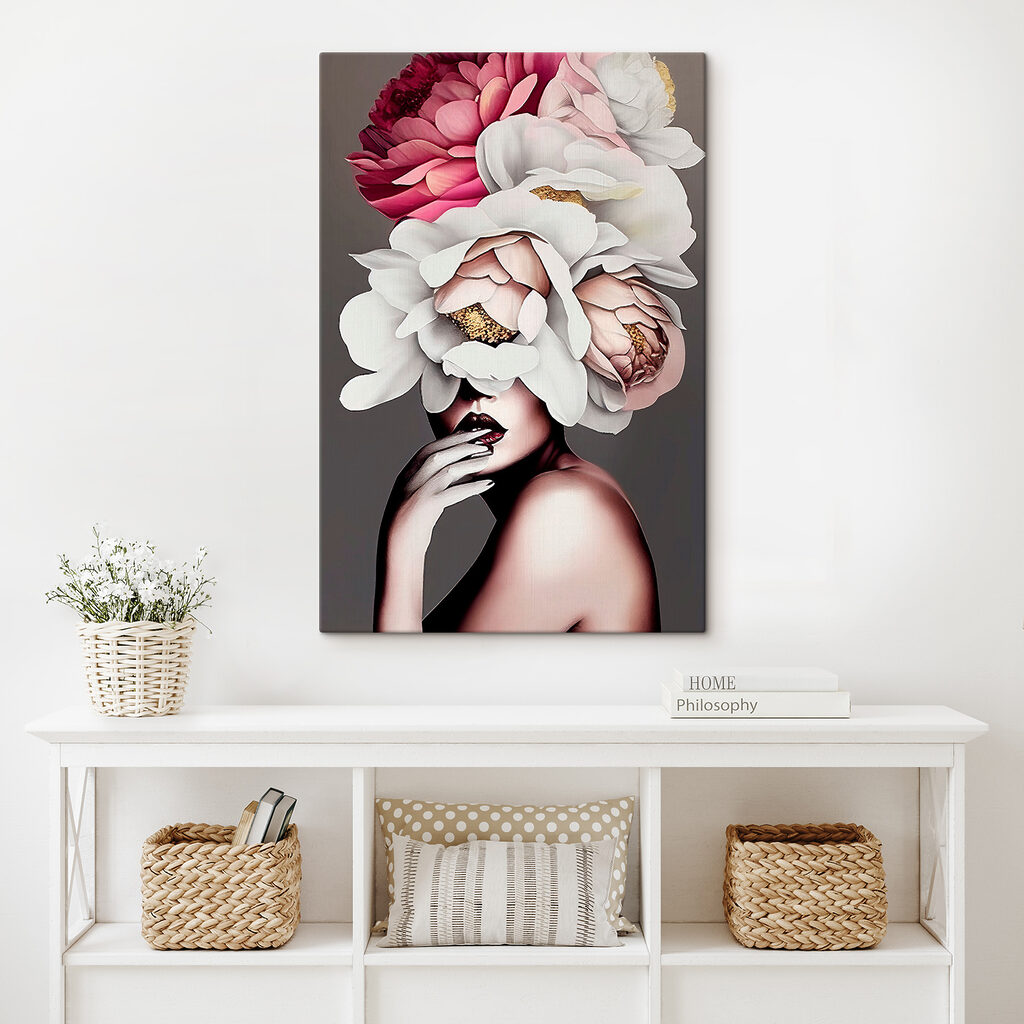 Rosto entre flores — interior 5