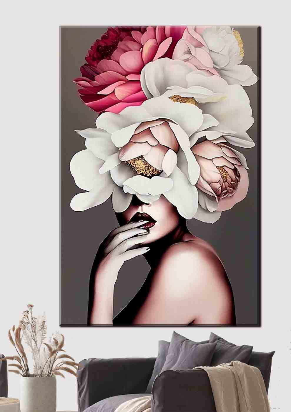 Rosto entre flores — interior 2