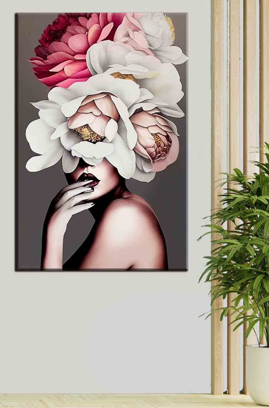 Rosto entre flores — interior 3