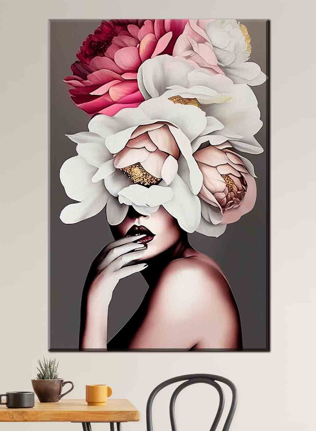 Rosto entre flores — interior 1