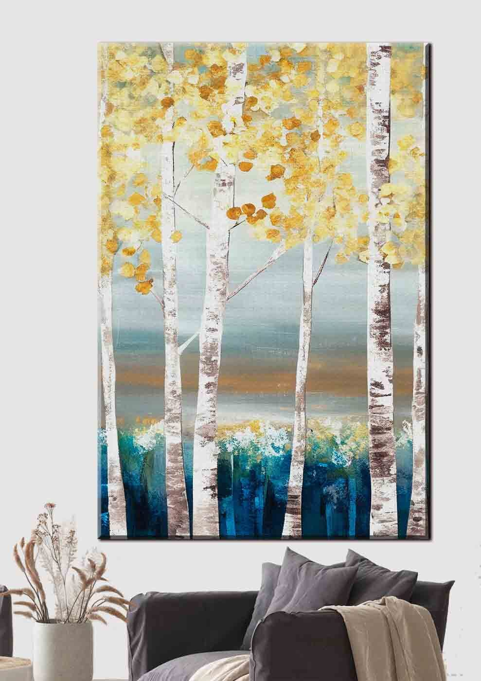 Bétulas com folhas amarelas — interior 1