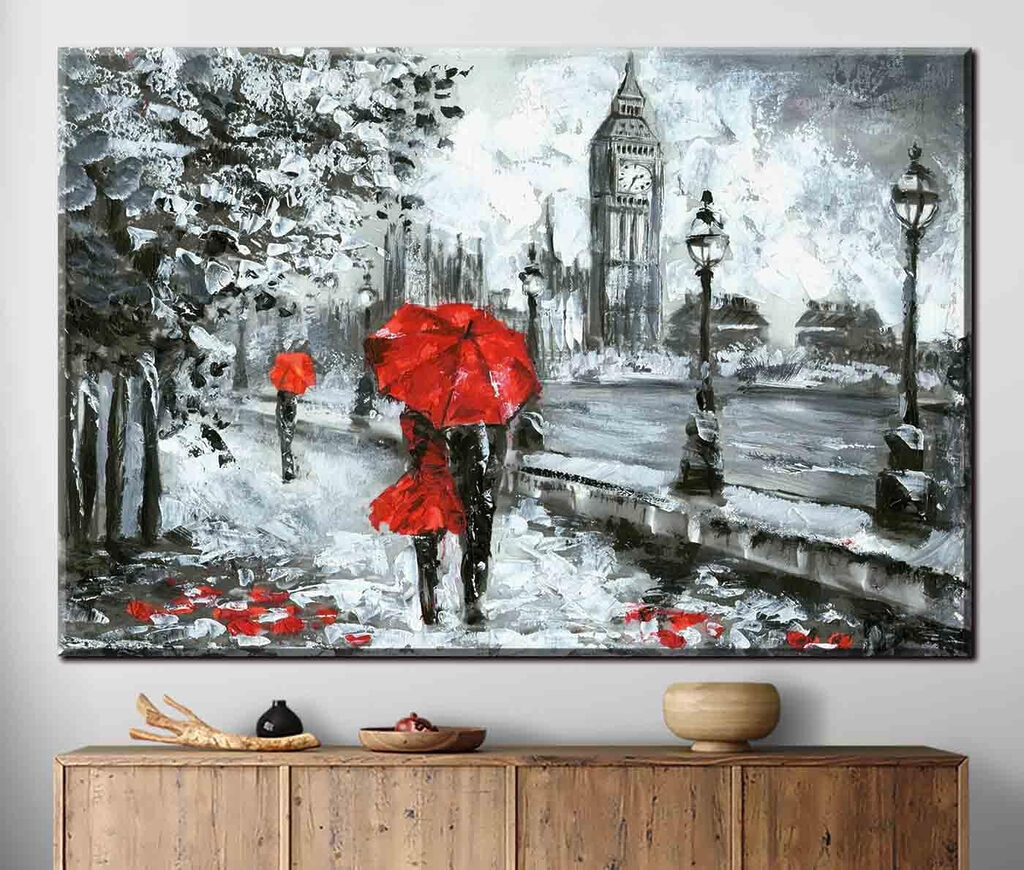 Guarda-chuvas em Londres — interior 1