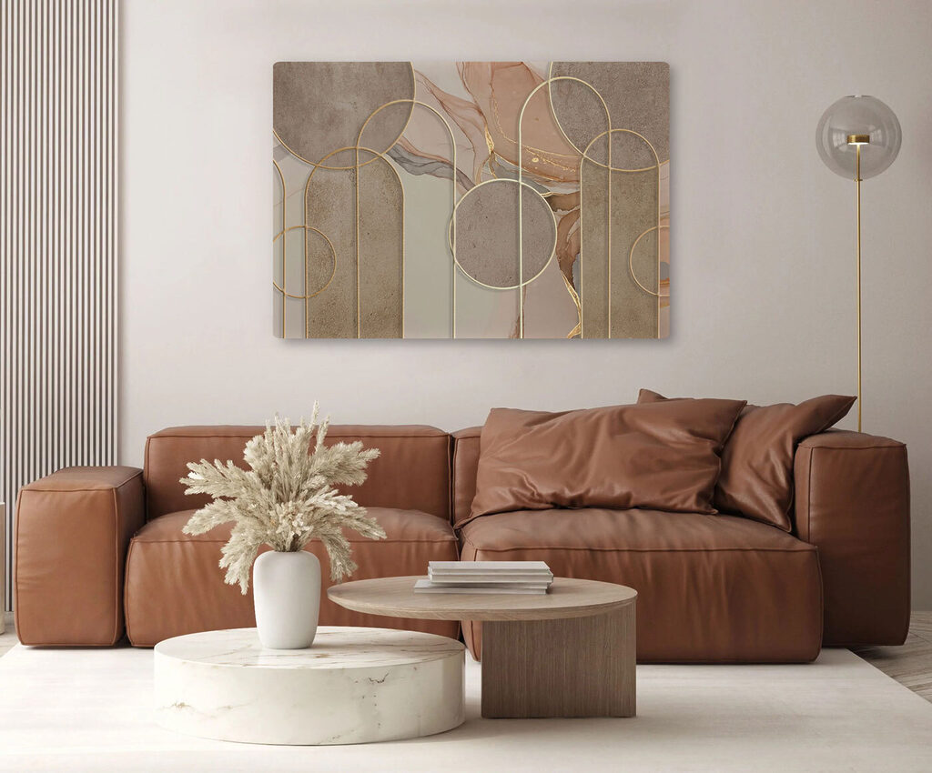 Arcos dourados sobre areia — interior 2