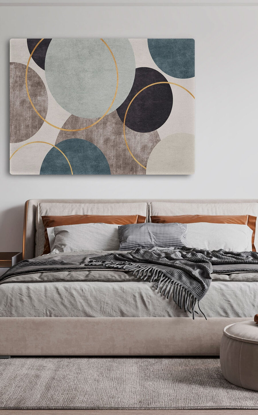 Círculos sobre planos cinzentos — interior 1