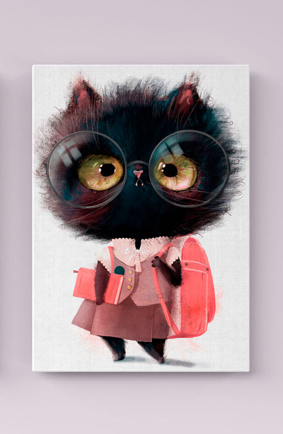 Gatinho para a escola — interior 1