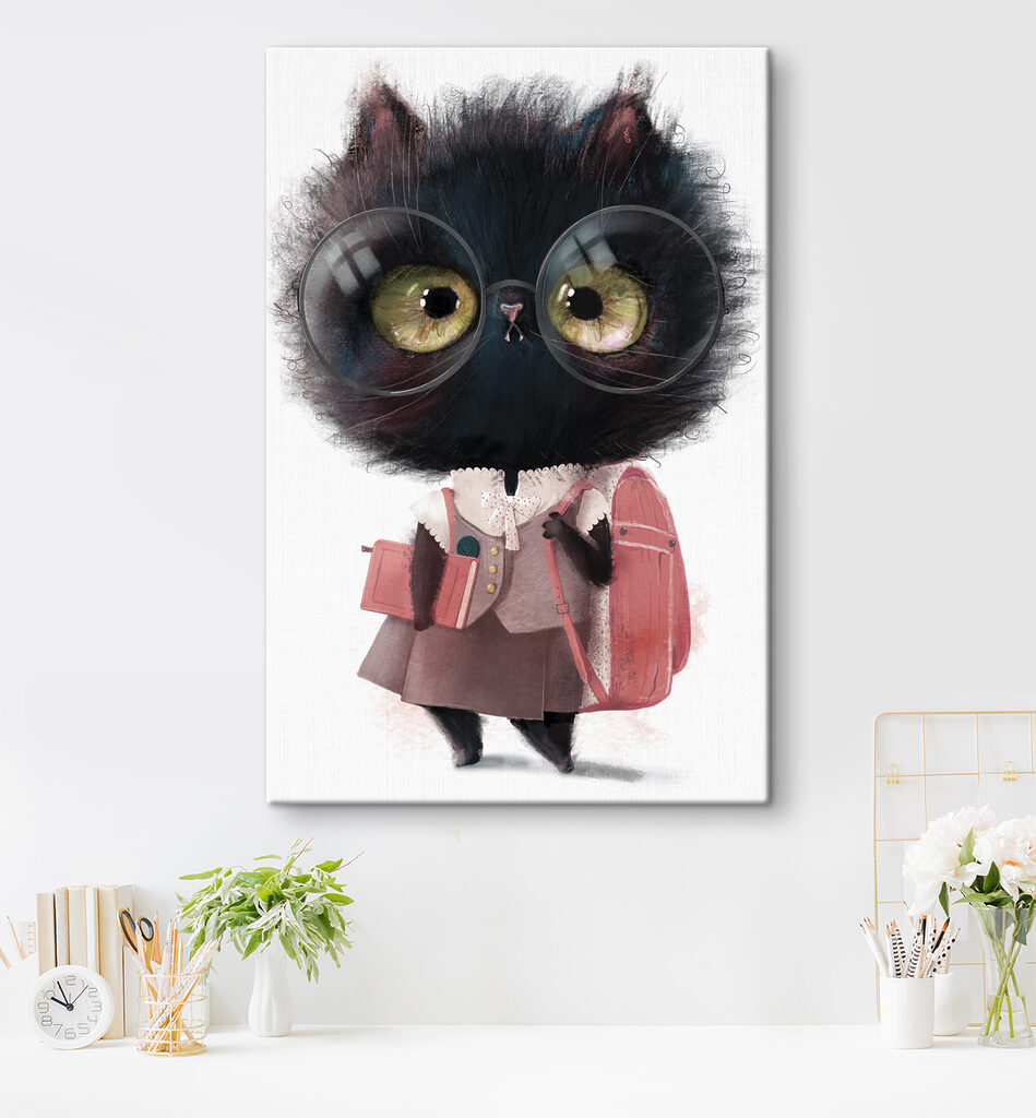 Gatinho para a escola — interior 4