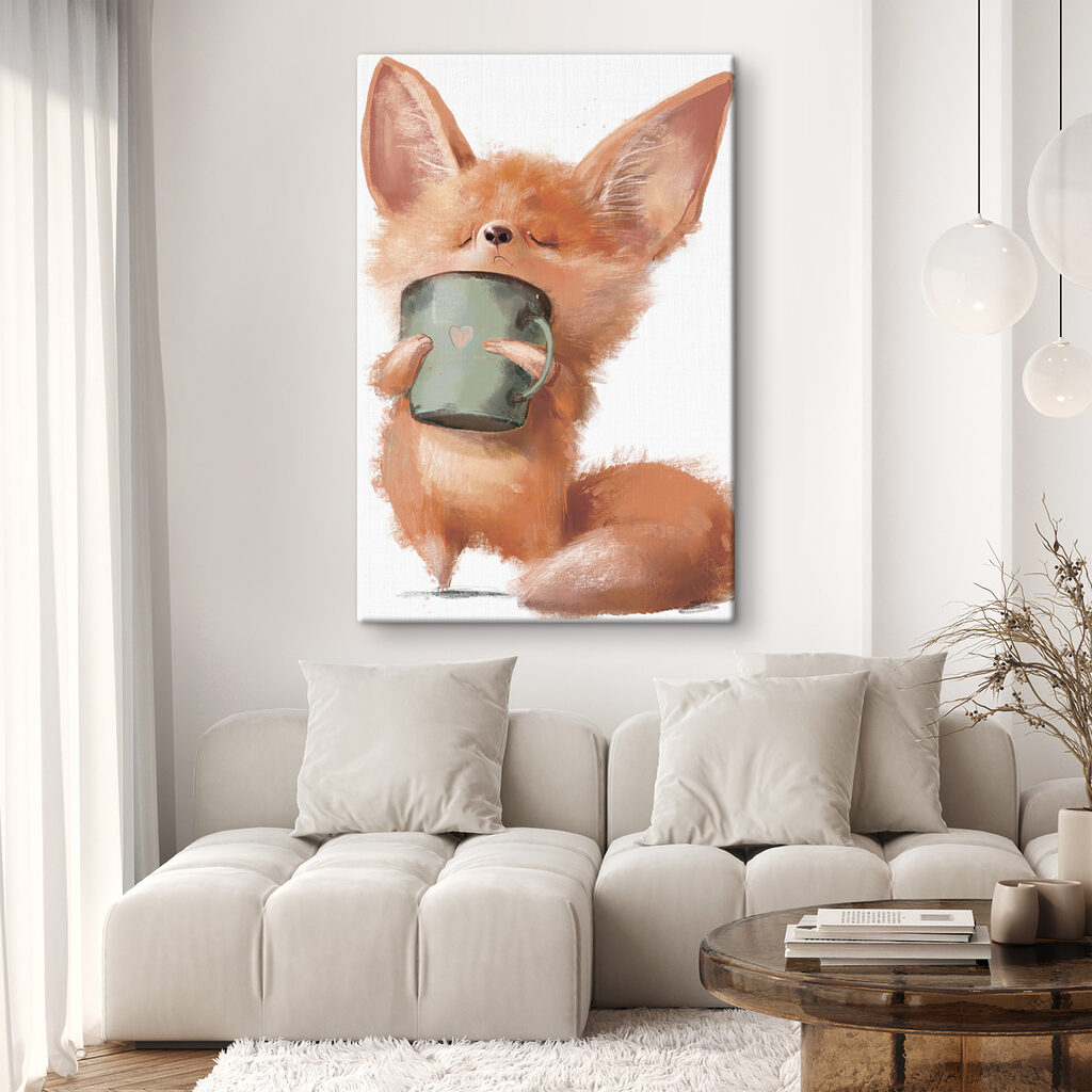 Raposa com uma caneca — interior 2