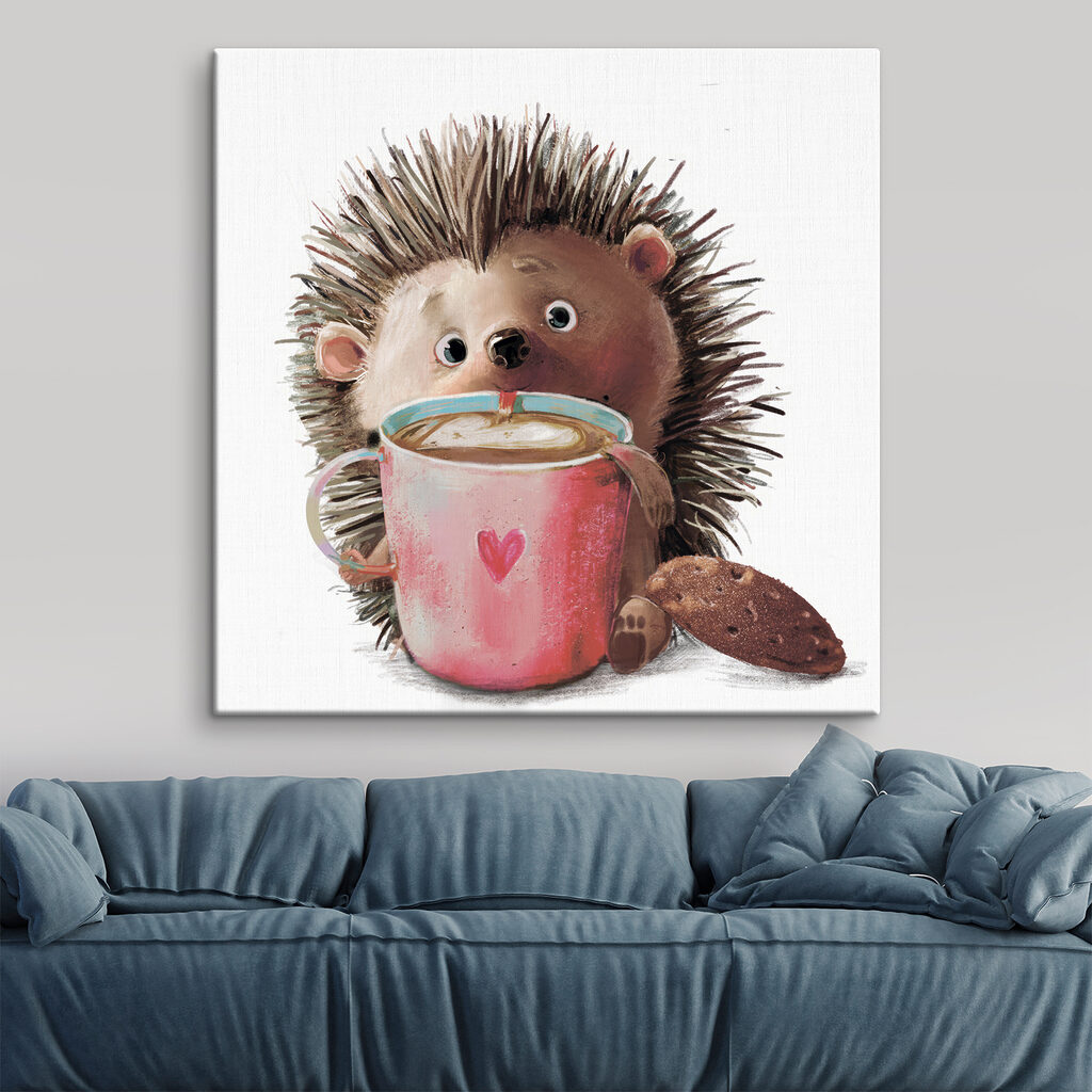 Ouriço com uma caneca — interior 2