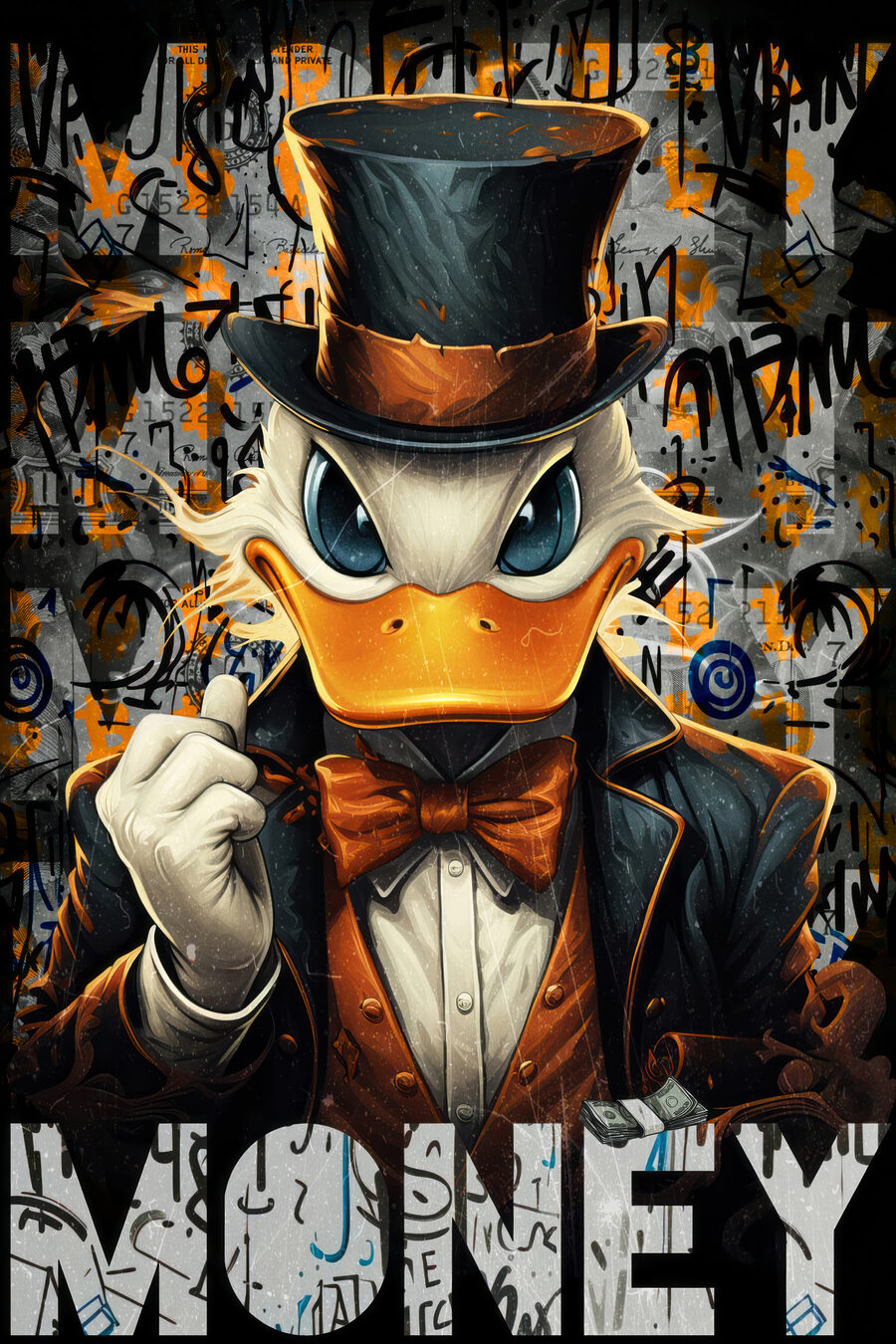 Pato de cartola — design completo
