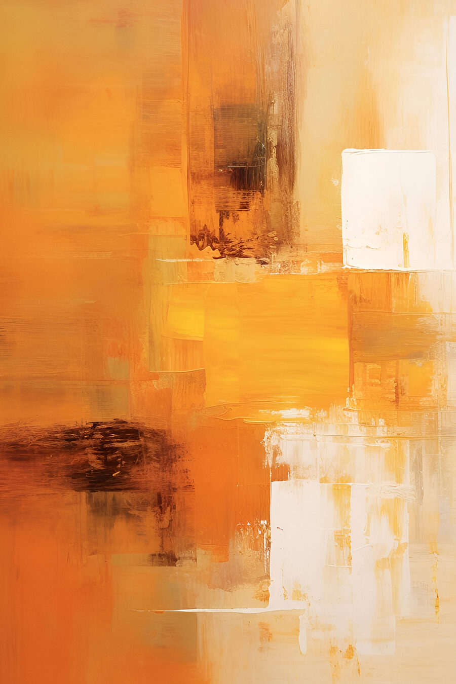 Ocre em blocos tranquilos — design completo