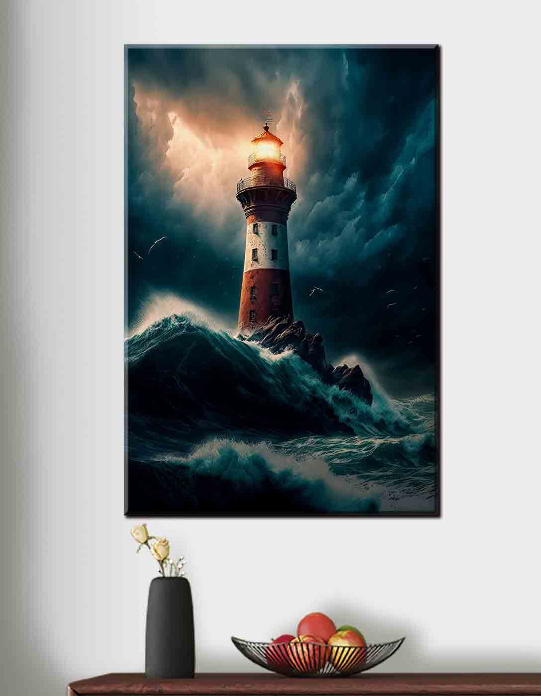 Luz sobre ondas altas — interior 2