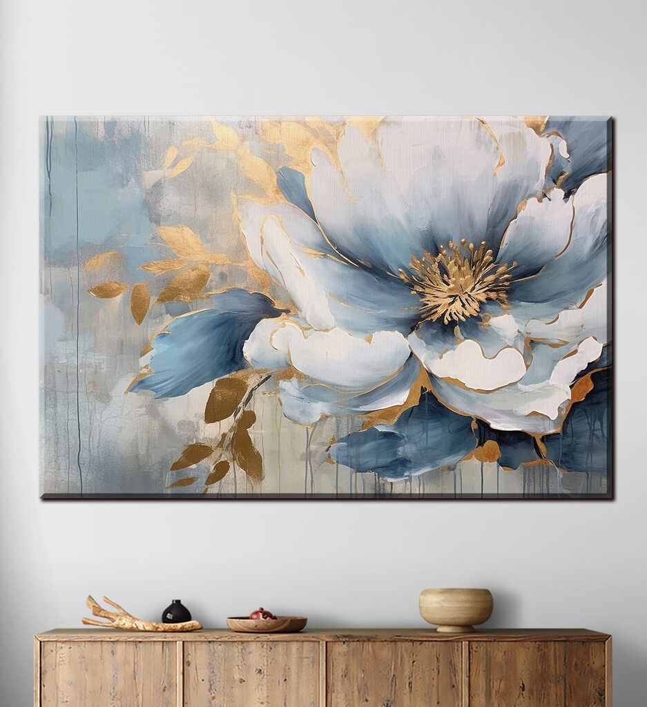Flor de sombras azuis — interior 2