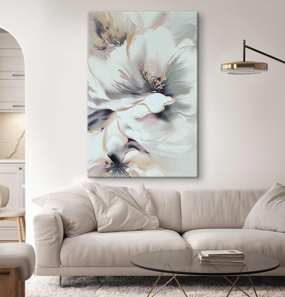 Flor branca tranquila — interior 4