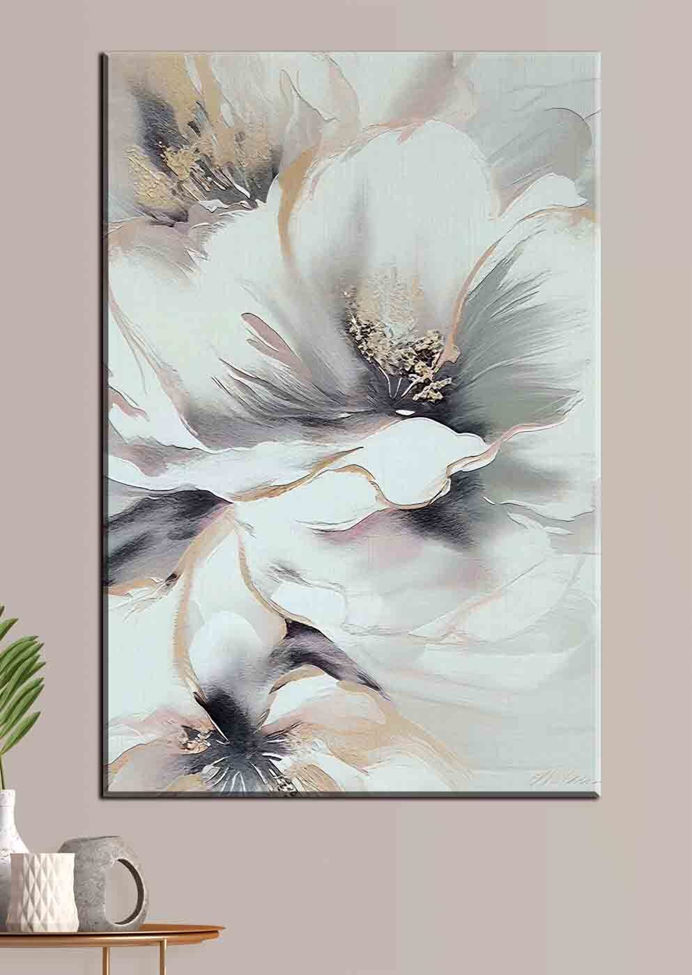 Flor branca tranquila — interior 1