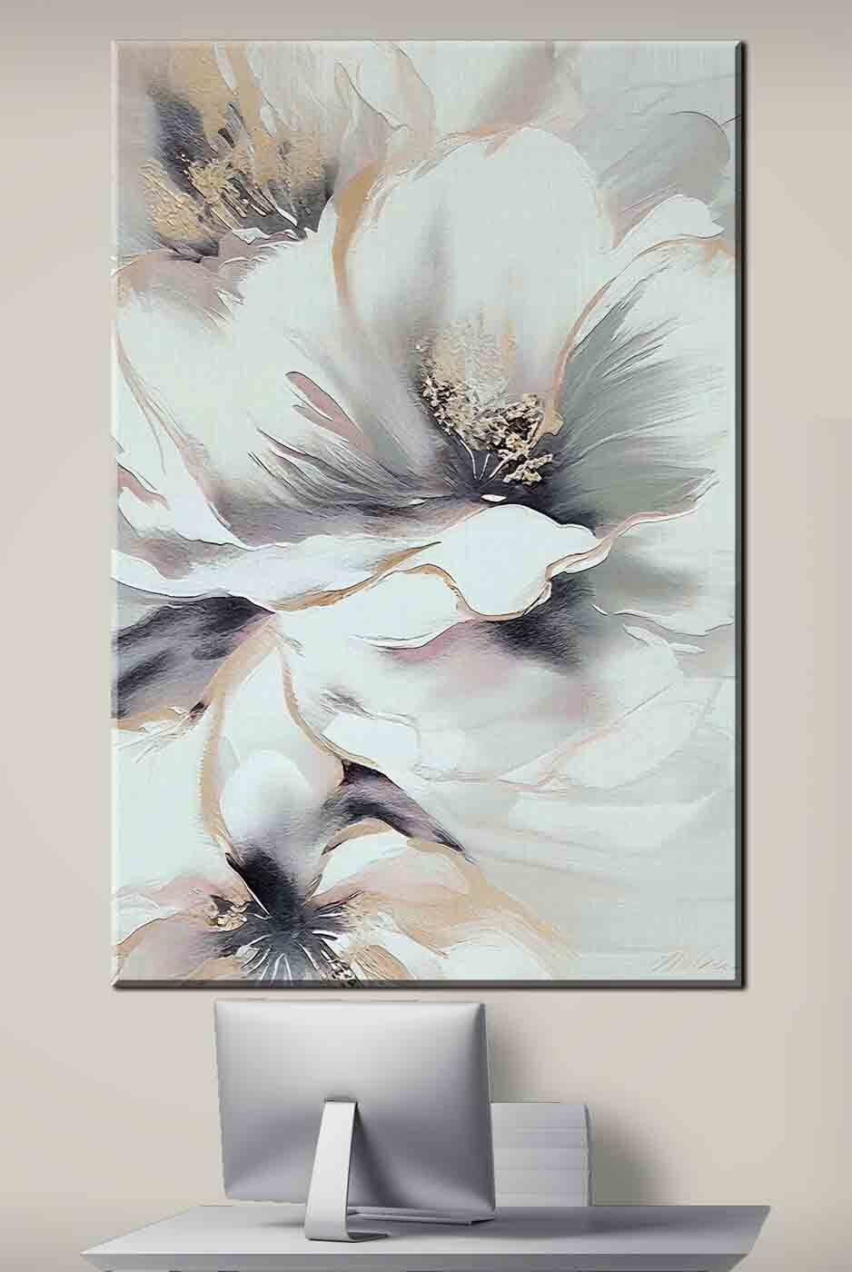 Flor branca tranquila — interior 3