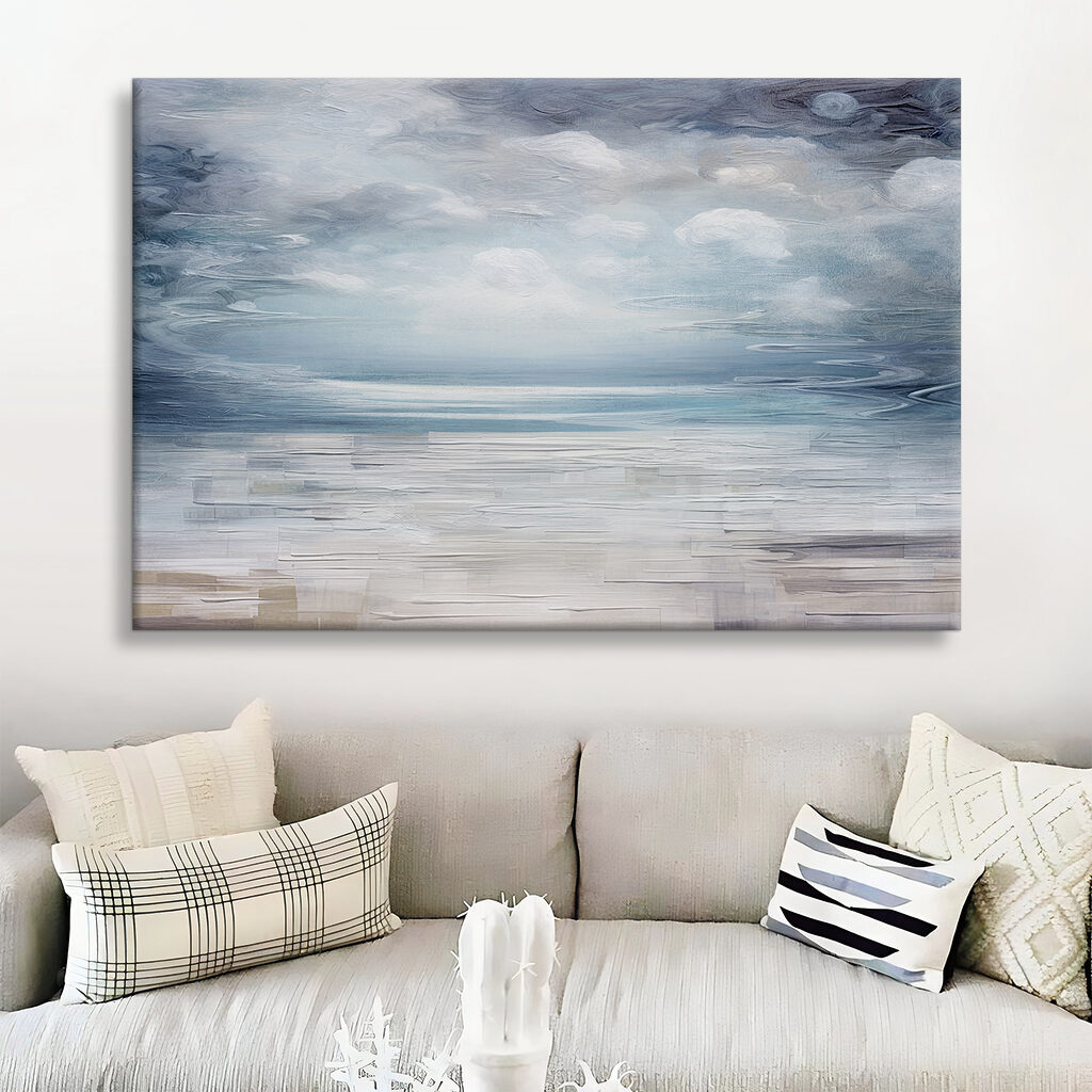 Céu azul sobre água — interior 2