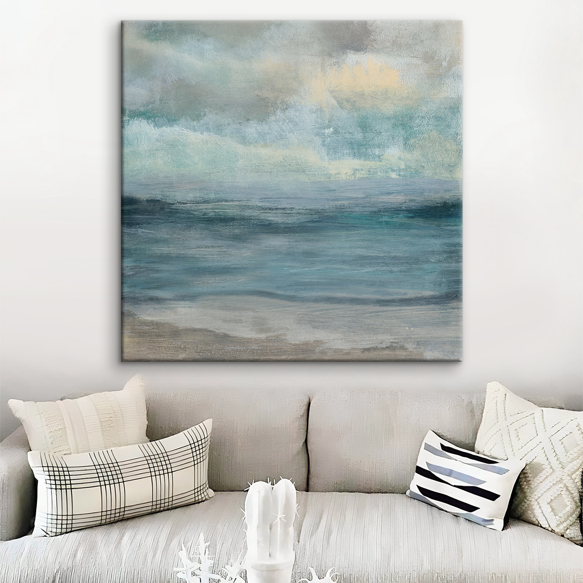 Horizonte em névoa azul — interior 2