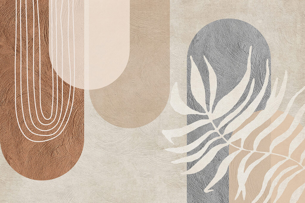 Folha e arcos finos — design completo