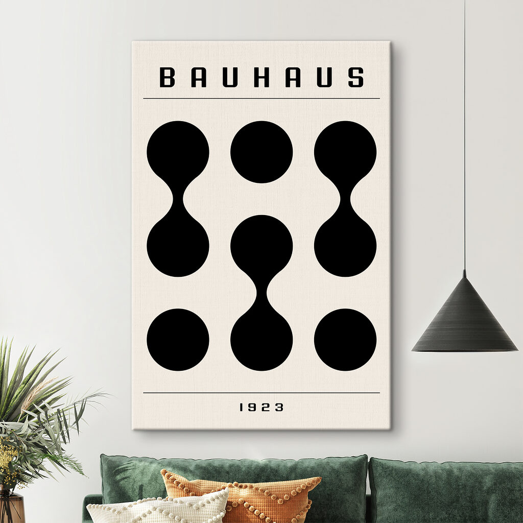 Bauhaus em formas pretas — interior 4