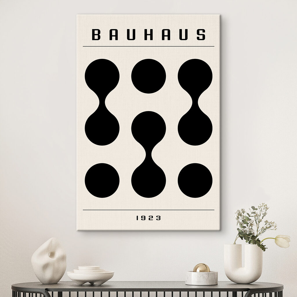 Bauhaus em formas pretas — interior 5