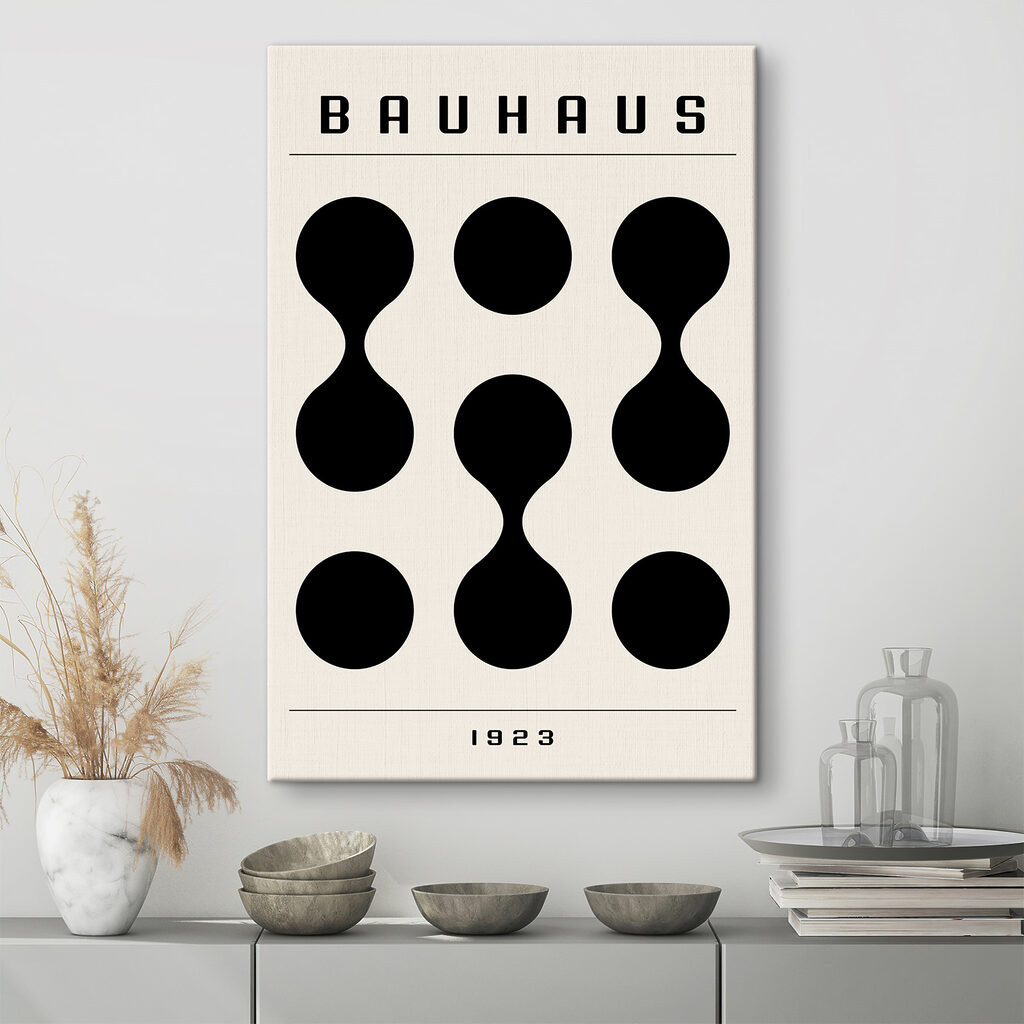 Bauhaus em formas pretas — interior 7