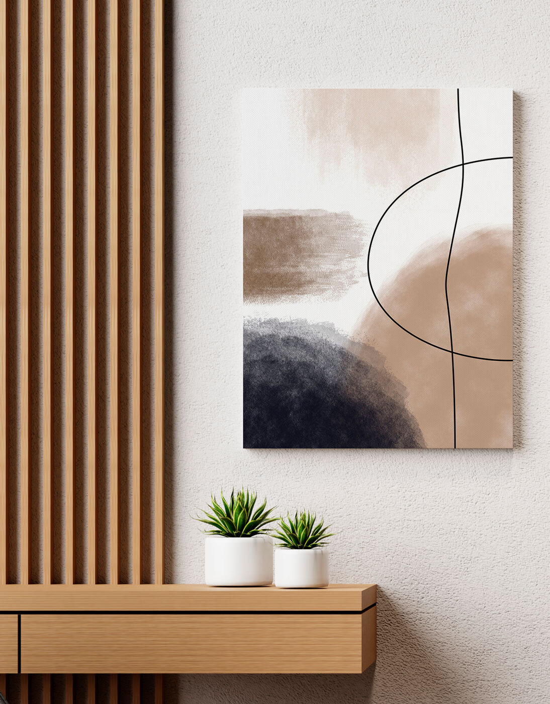 Uma linha entre manchas — interior 3