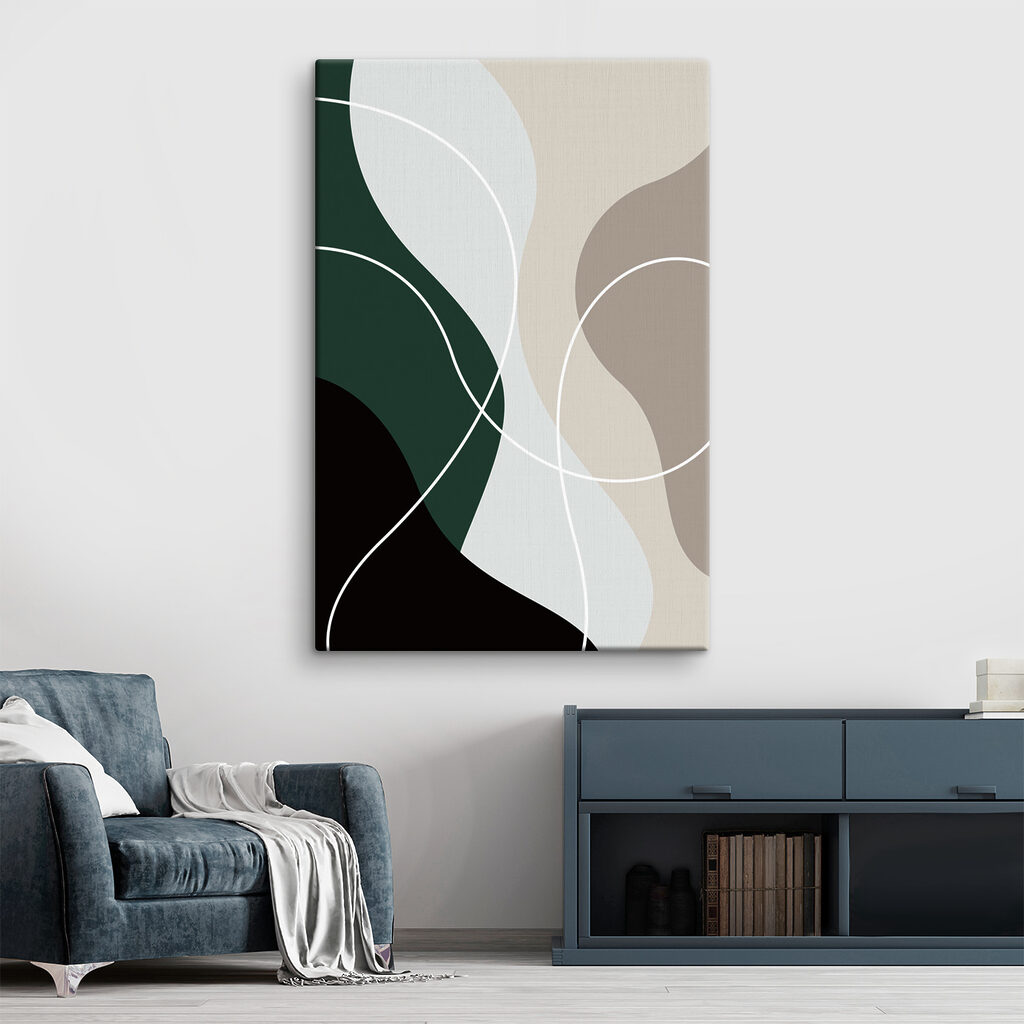 Formas com linhas brancas — interior 5