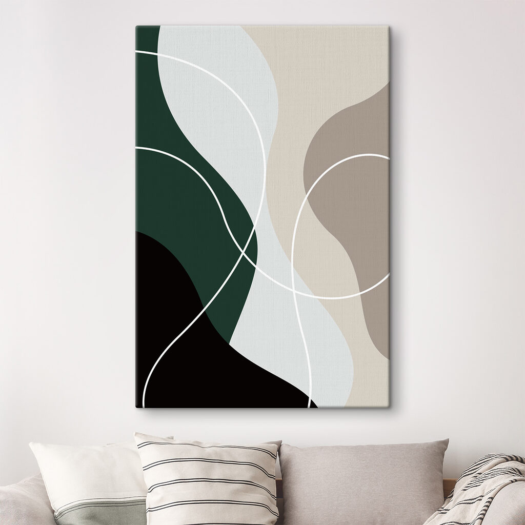 Formas com linhas brancas — interior 6