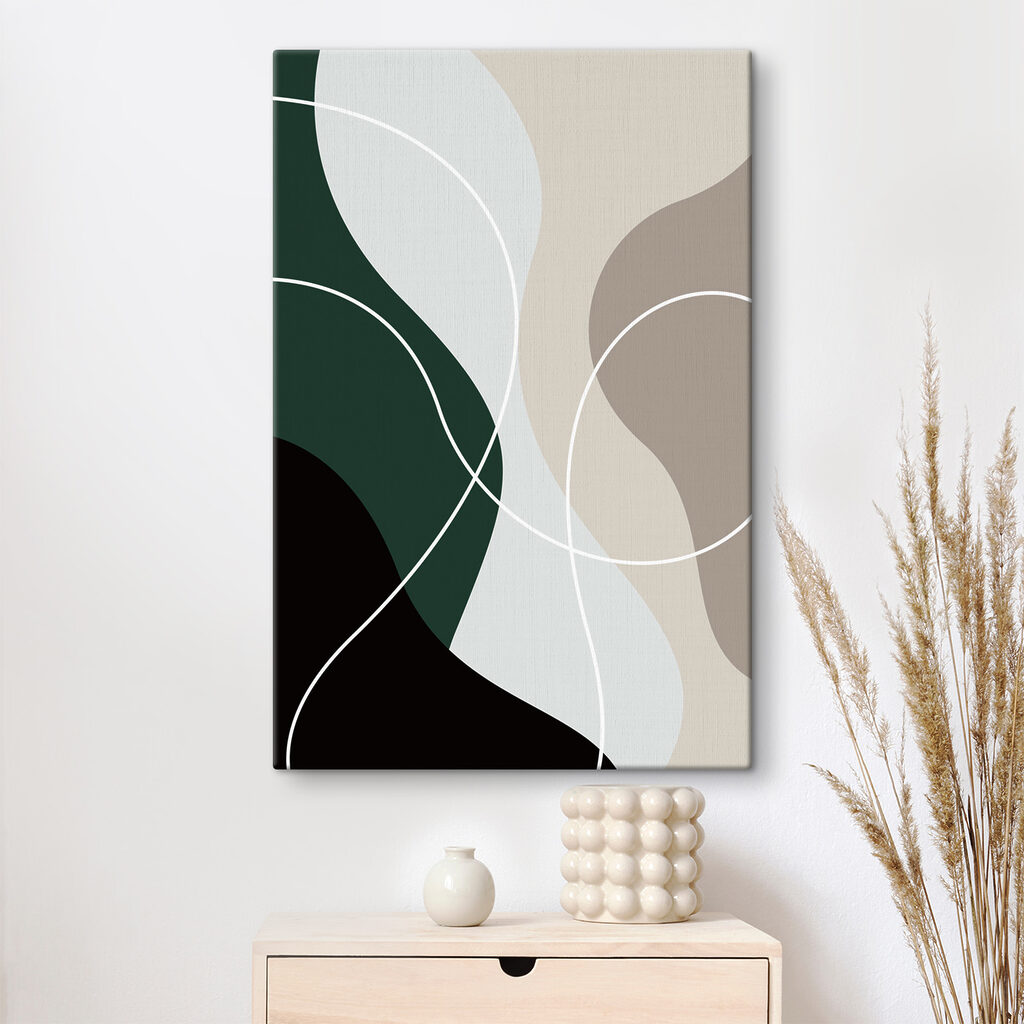 Formas com linhas brancas — interior 4