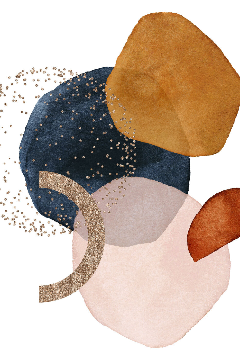 Nuvem quente de pontos — design completo