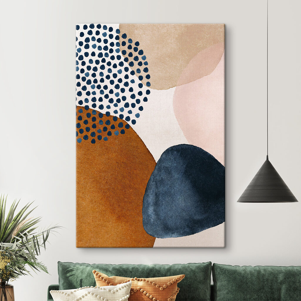 Chuva azul de pontos — interior 4