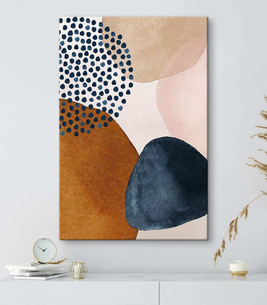 Chuva azul de pontos — interior 5