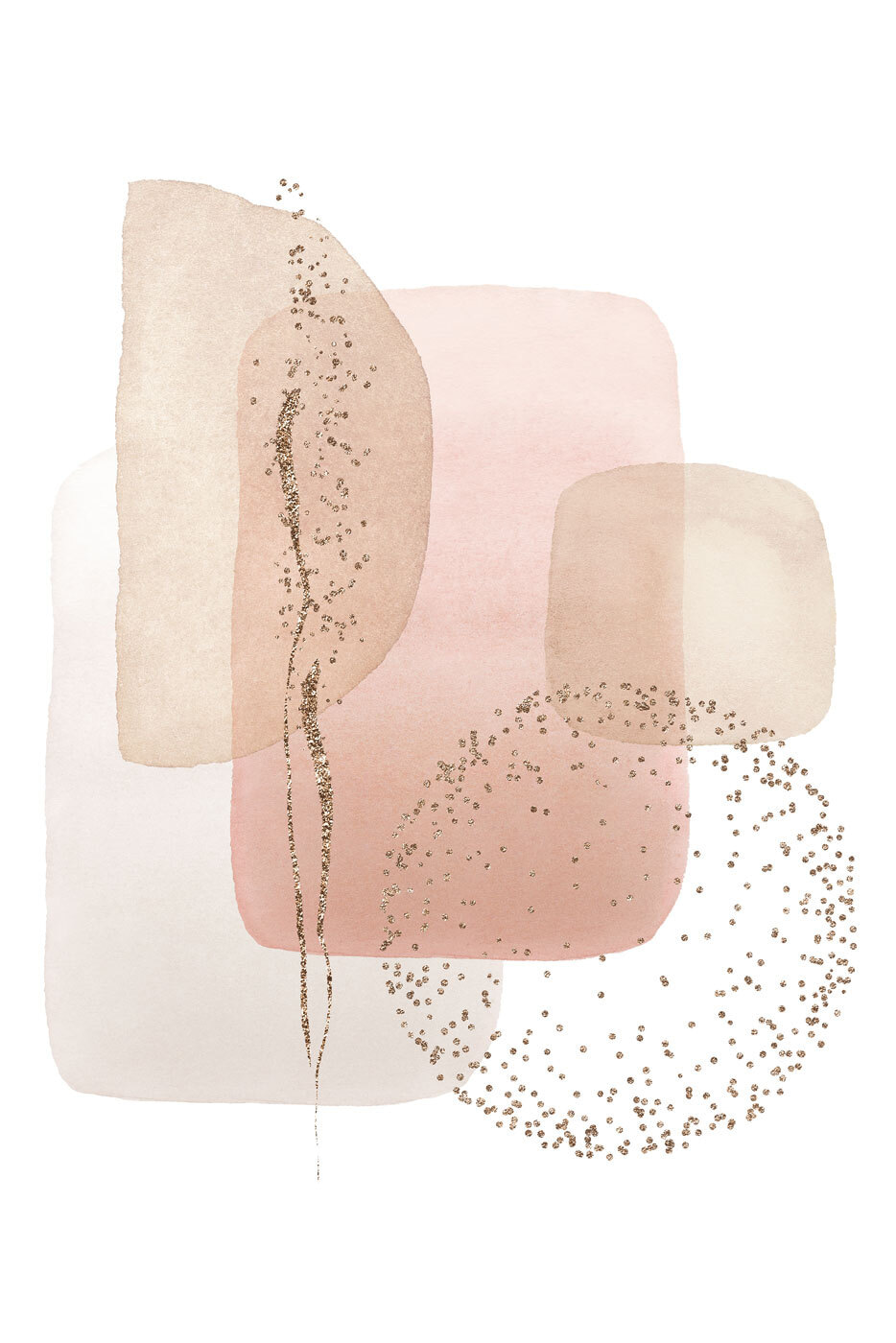 Manchas rosa com pintas — design completo