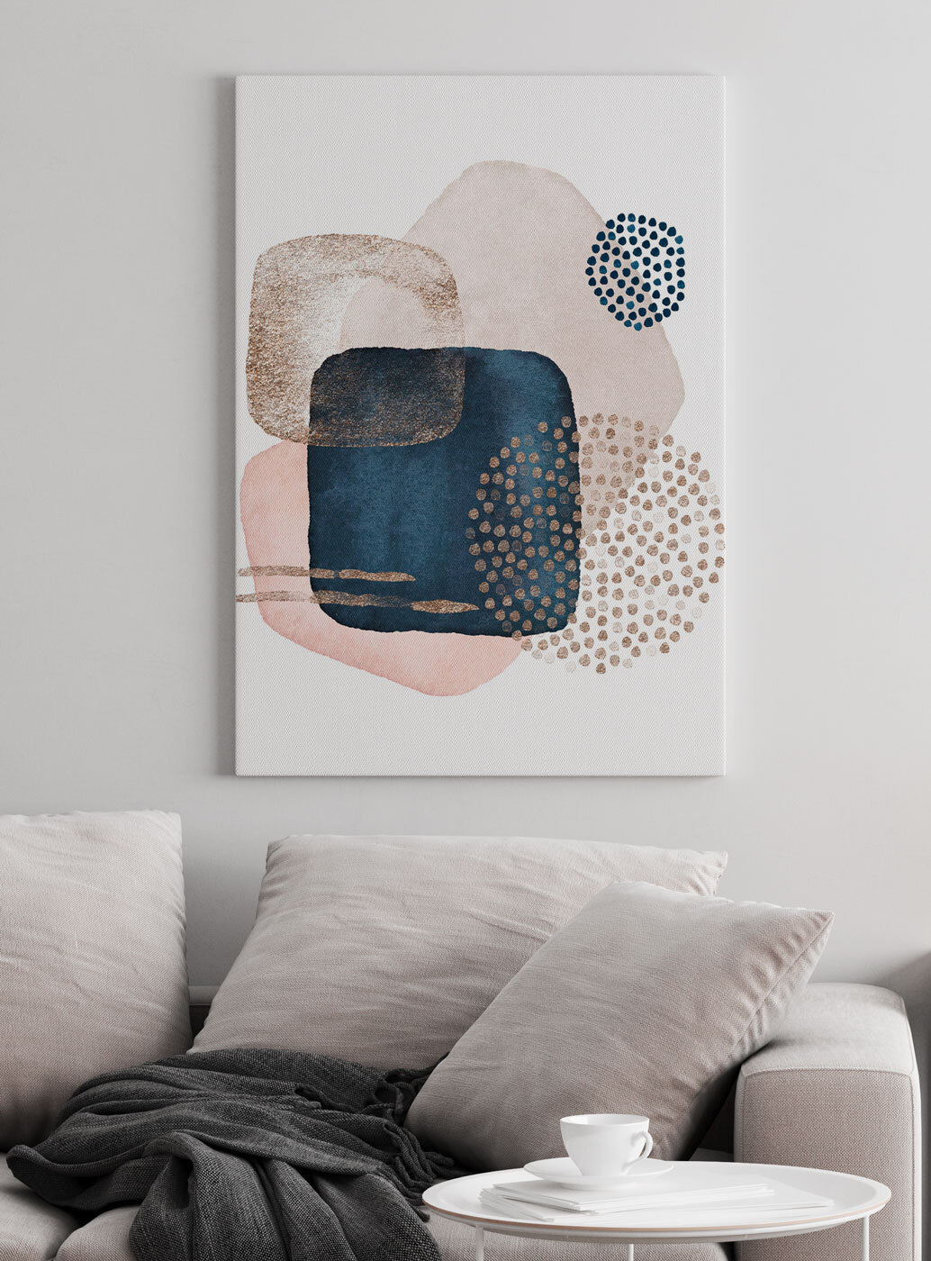Pontos sobre formas suaves — interior 2