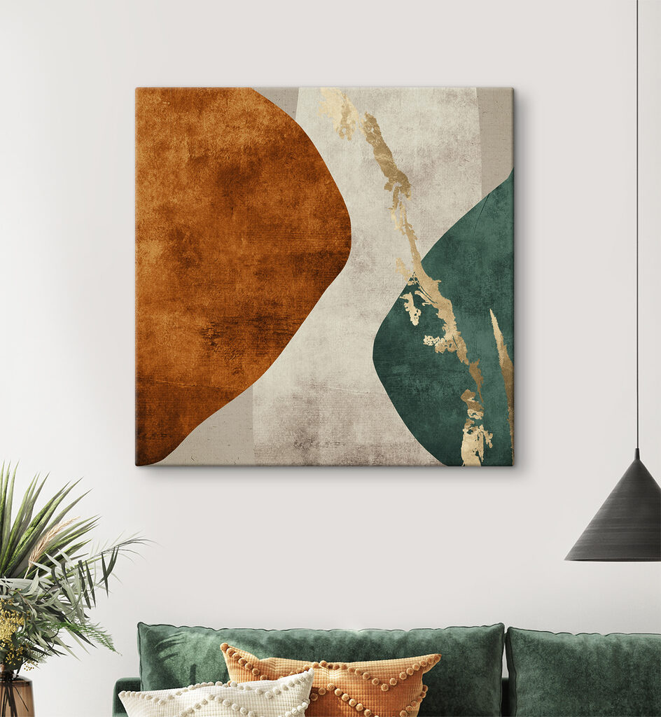 Dourado entre duas formas — interior 3