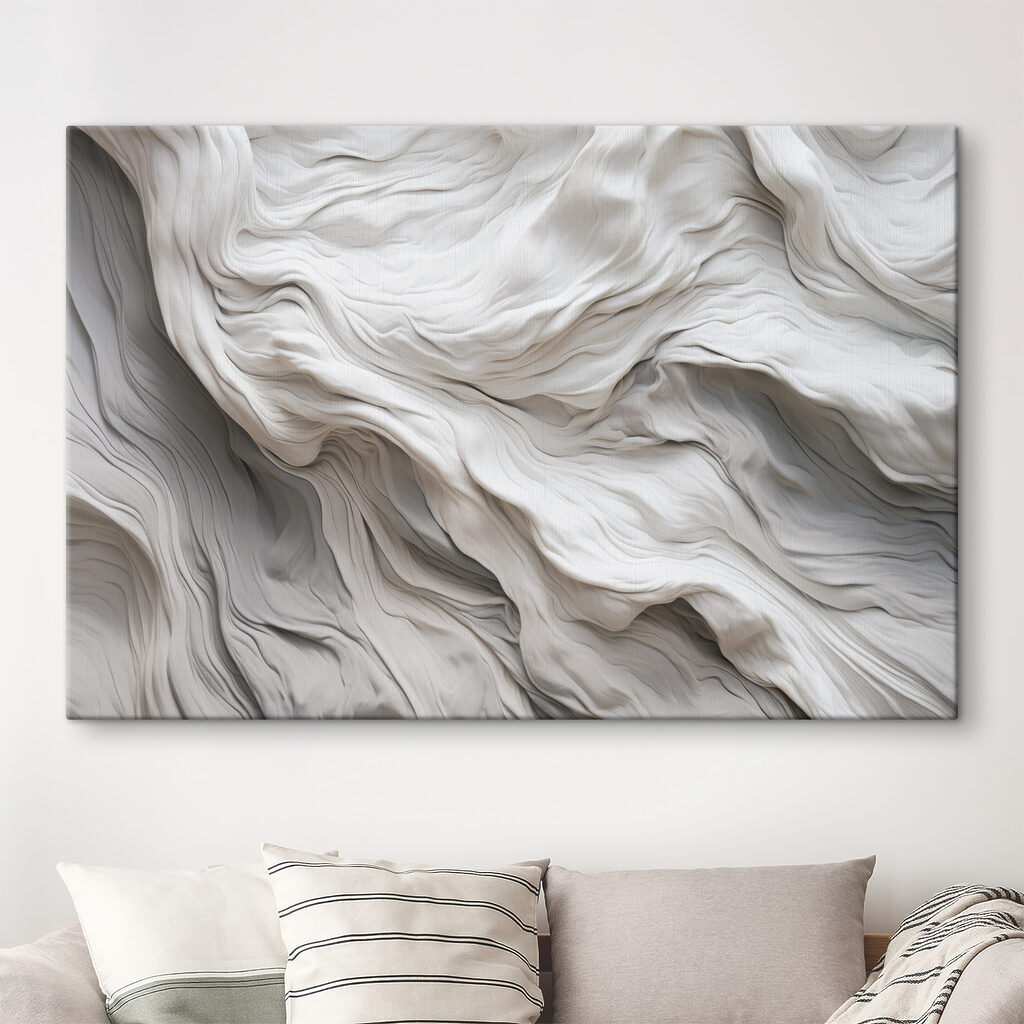 Ondas brancas em pregas — interior 1