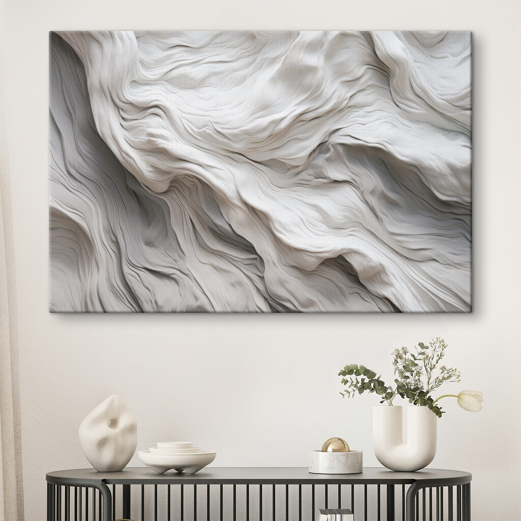 Ondas brancas em pregas — interior 4