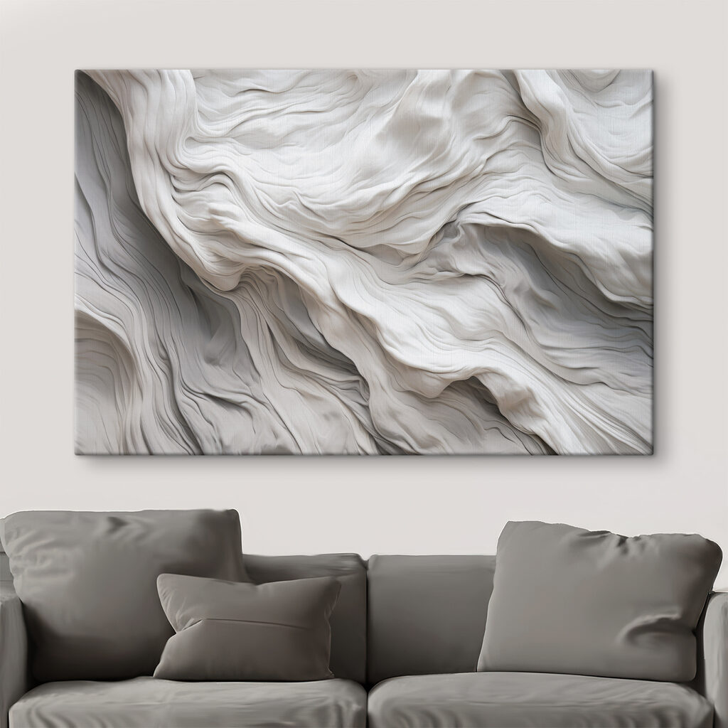 Ondas brancas em pregas — interior 5