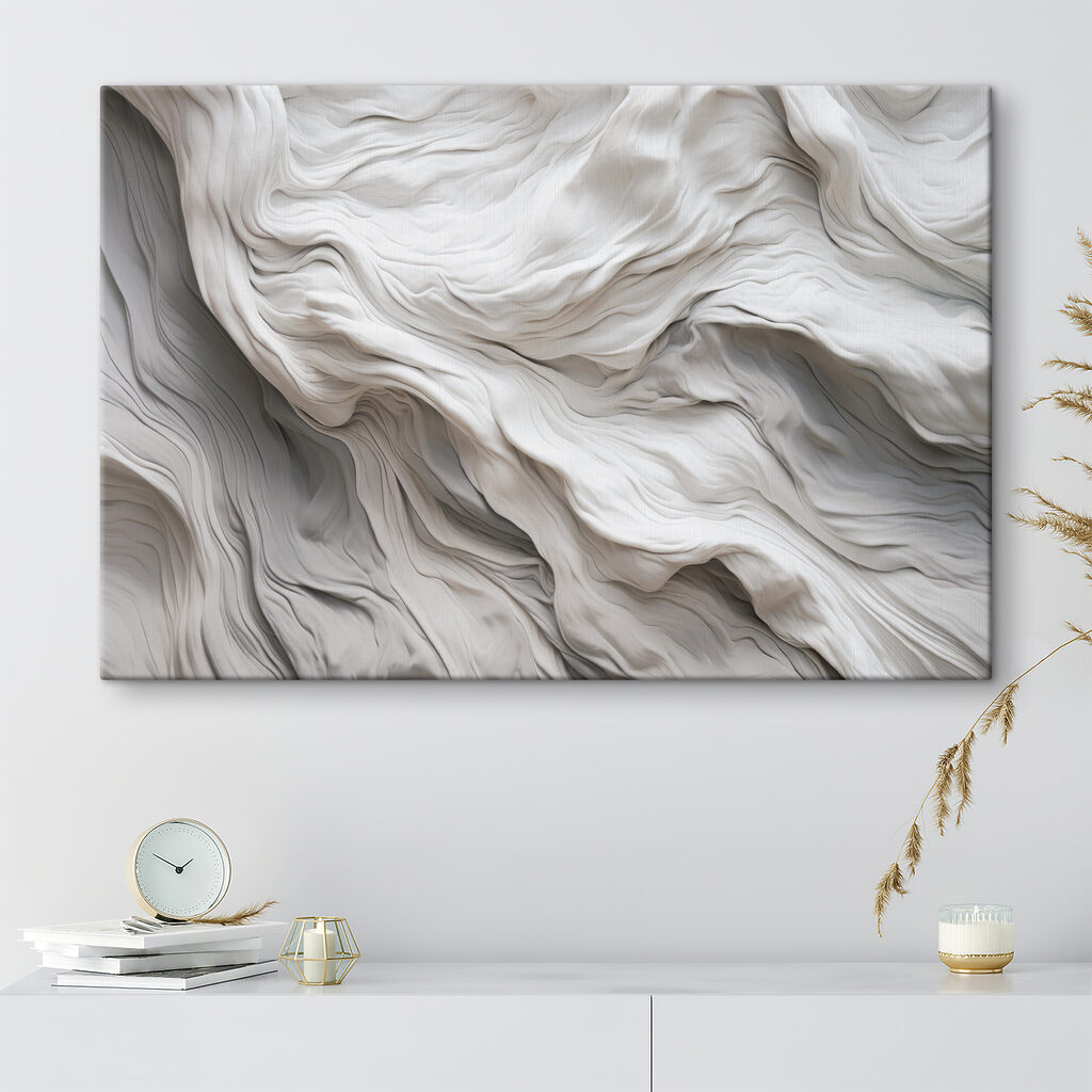 Ondas brancas em pregas — interior 6