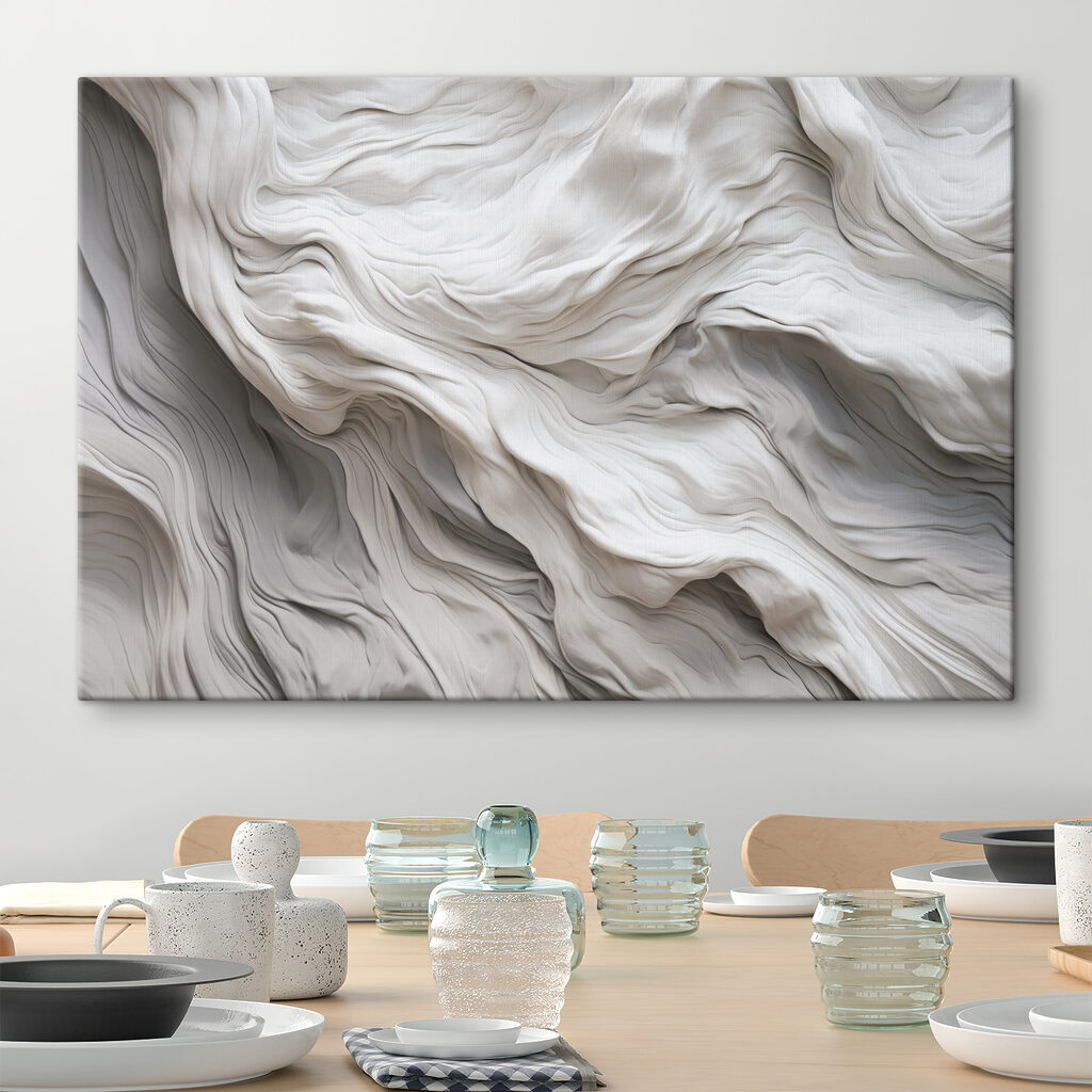 Ondas brancas em pregas — interior 7