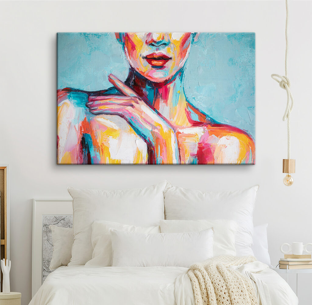 Figura em cores vivas — interior 2
