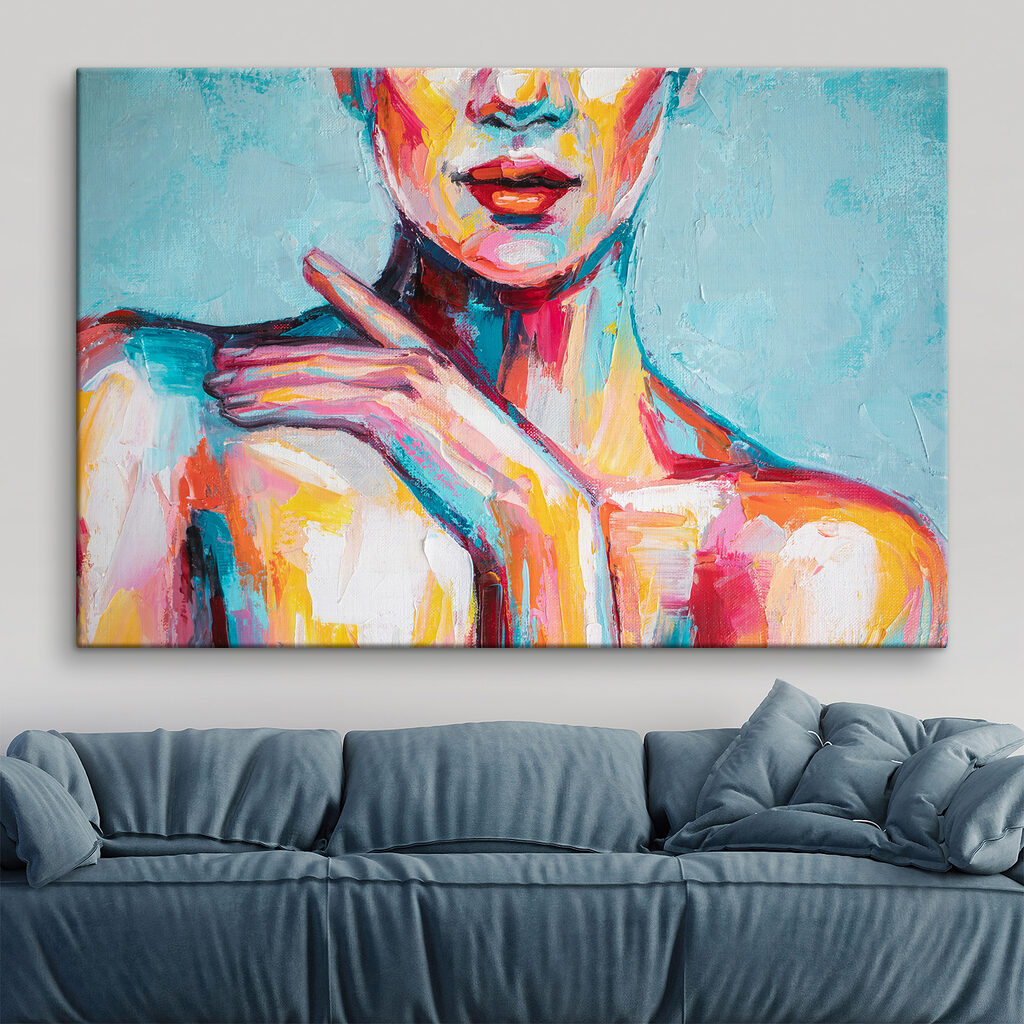 Figura em cores vivas — interior 3