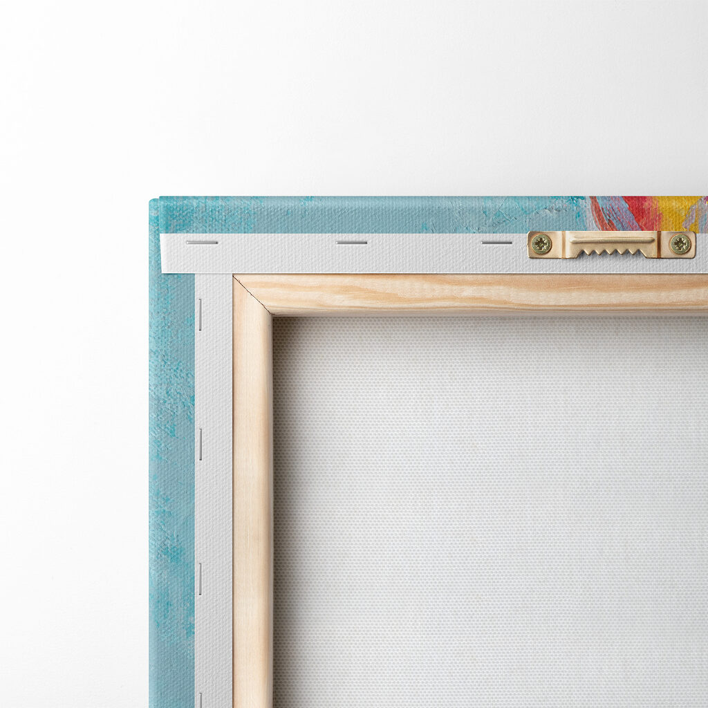 Figura em cores vivas — verso