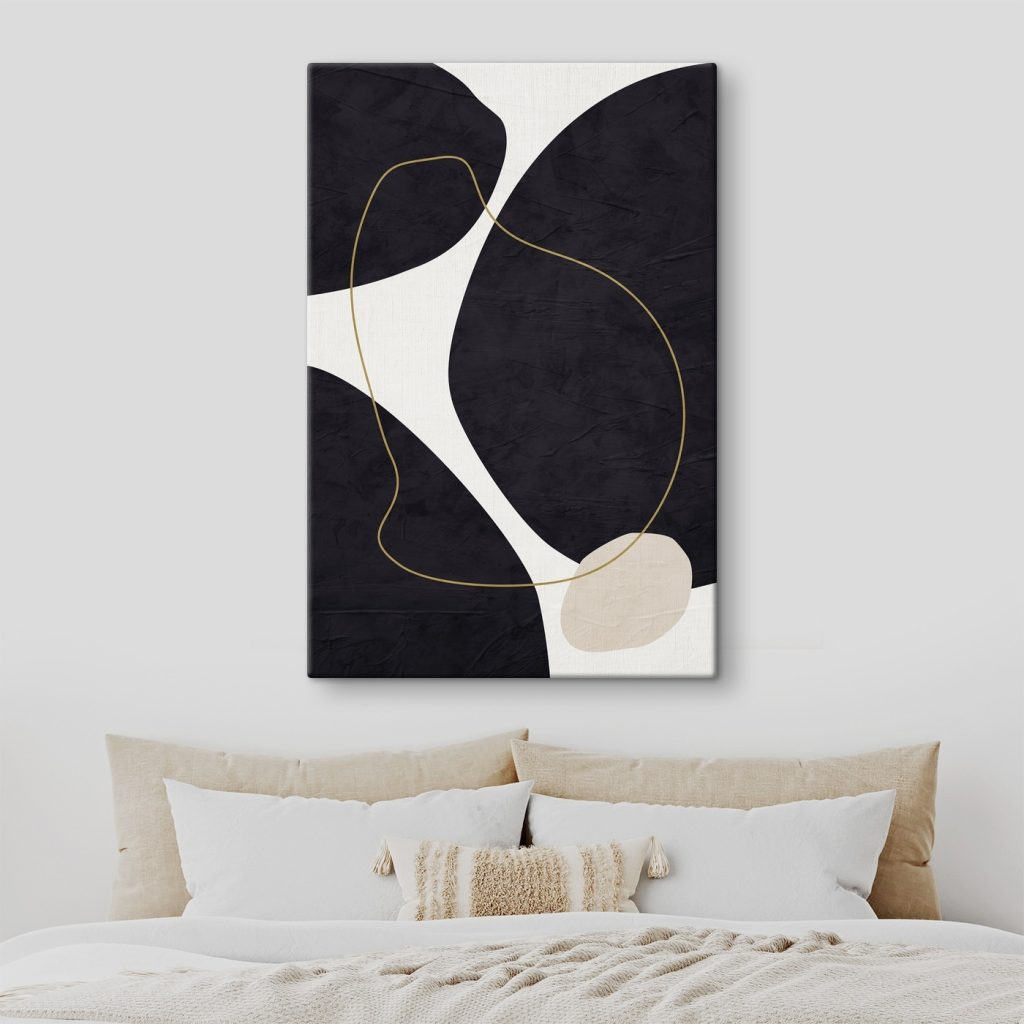 Formas negras e linhas — interior 2