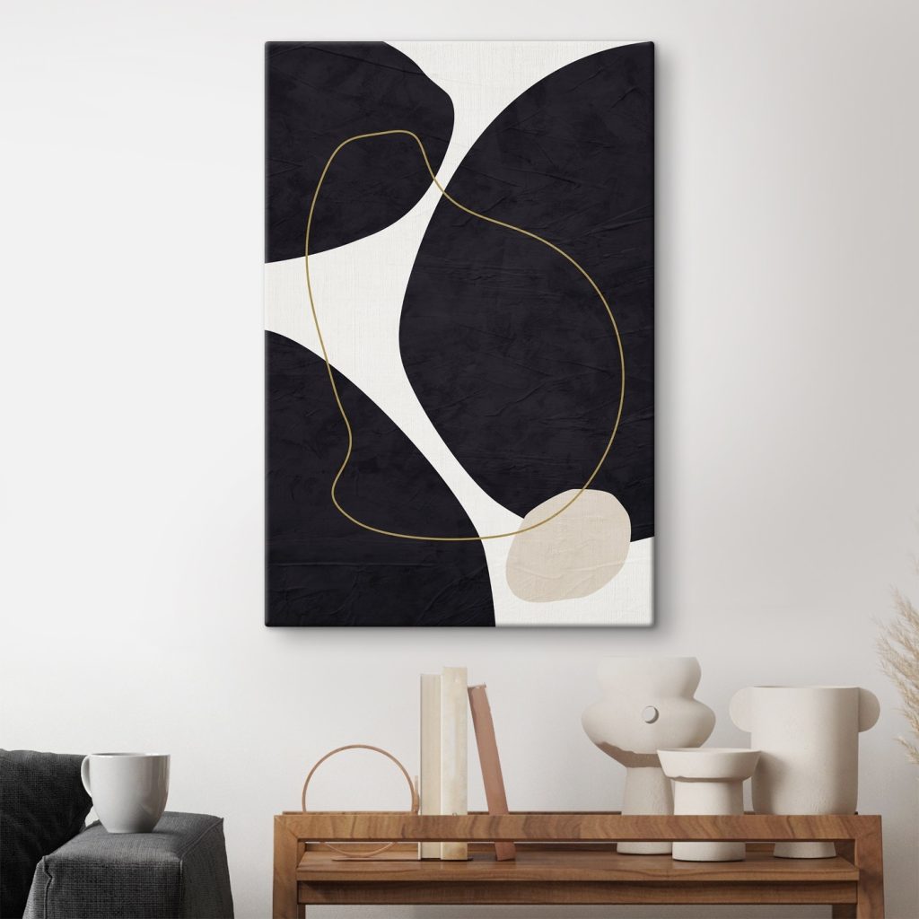 Formas negras e linhas — interior 5