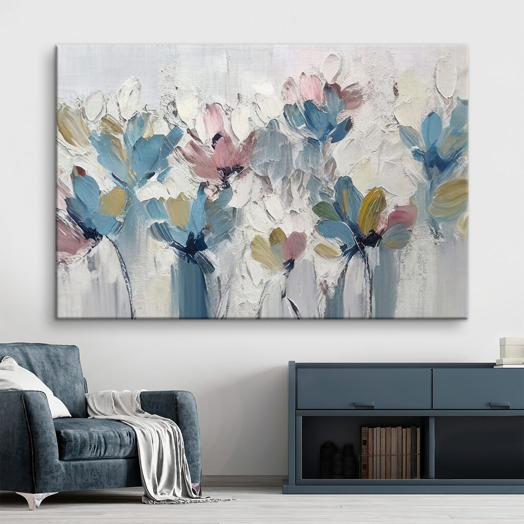 Flores em pinceladas espessas — interior 3